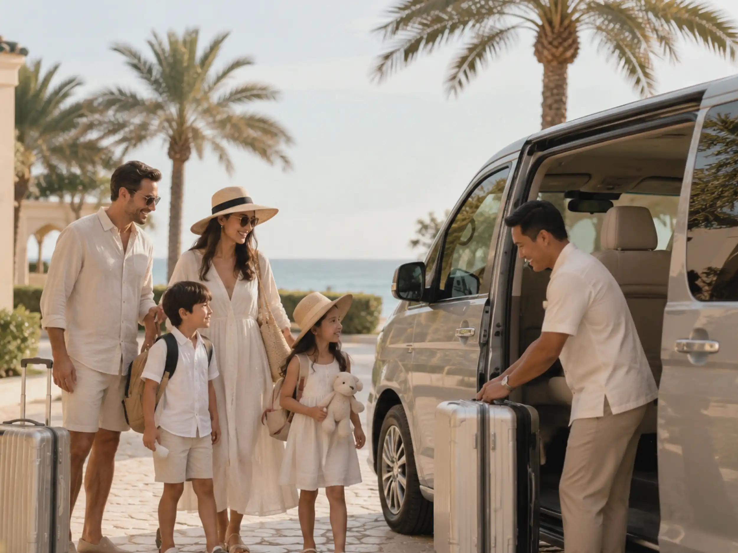 Guests arriving by private transfer